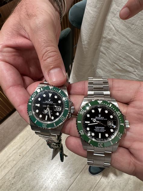 rolex submariner starbucks mk1 vs mk2|rolex submariner green.